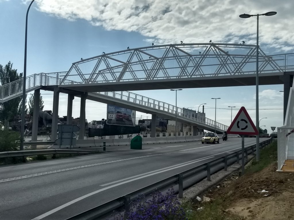Pasarela peatonal Pozuelo de Alarcón