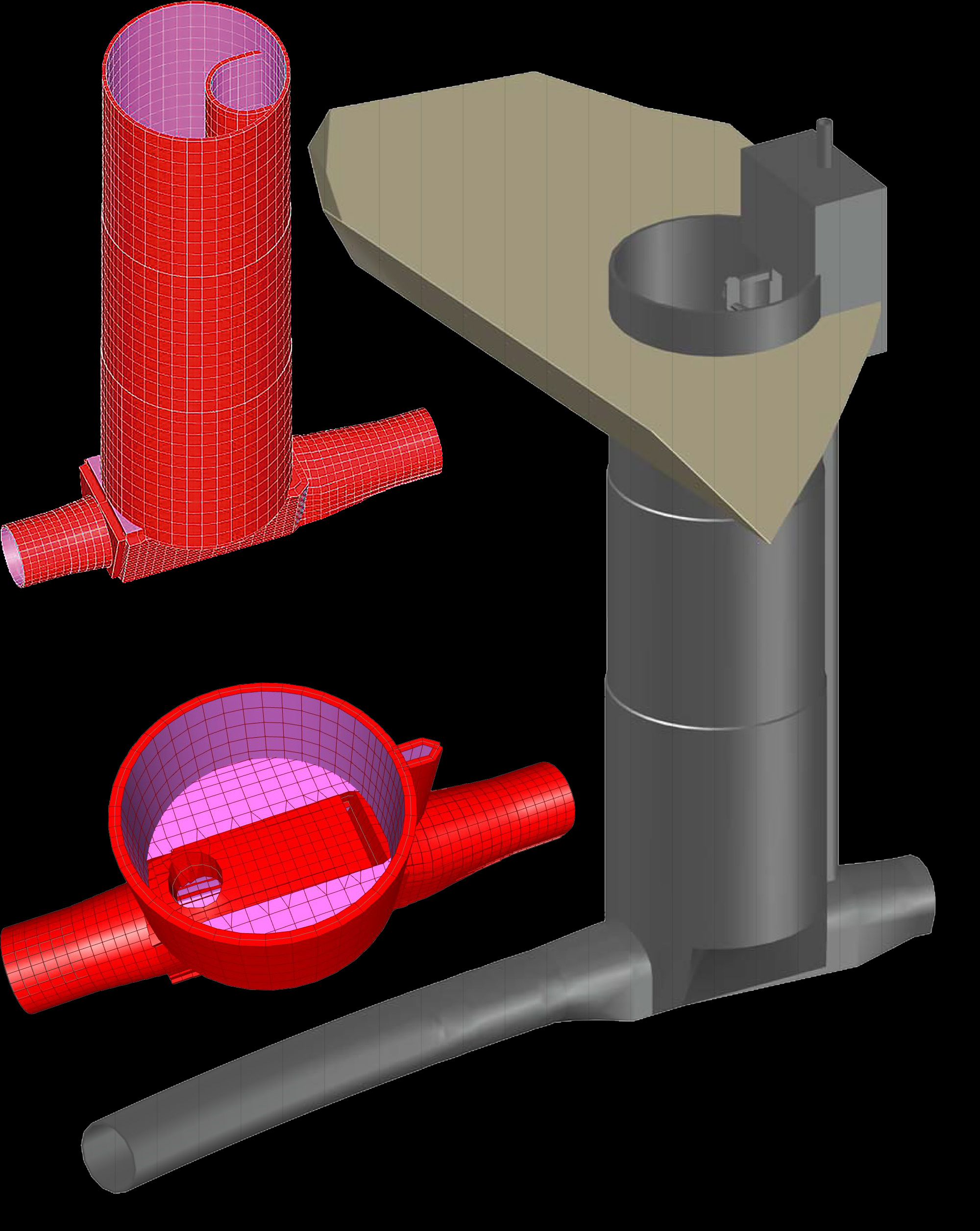 Chaminé Equilibrio 3D